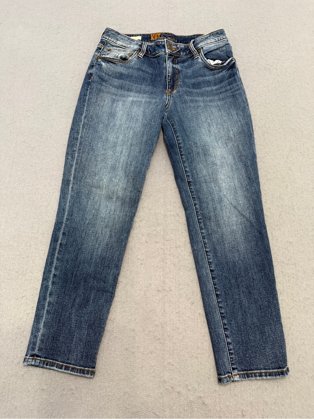Kut from the Kloth Women's Straight Leg Jeans - Blue Wash Size 2